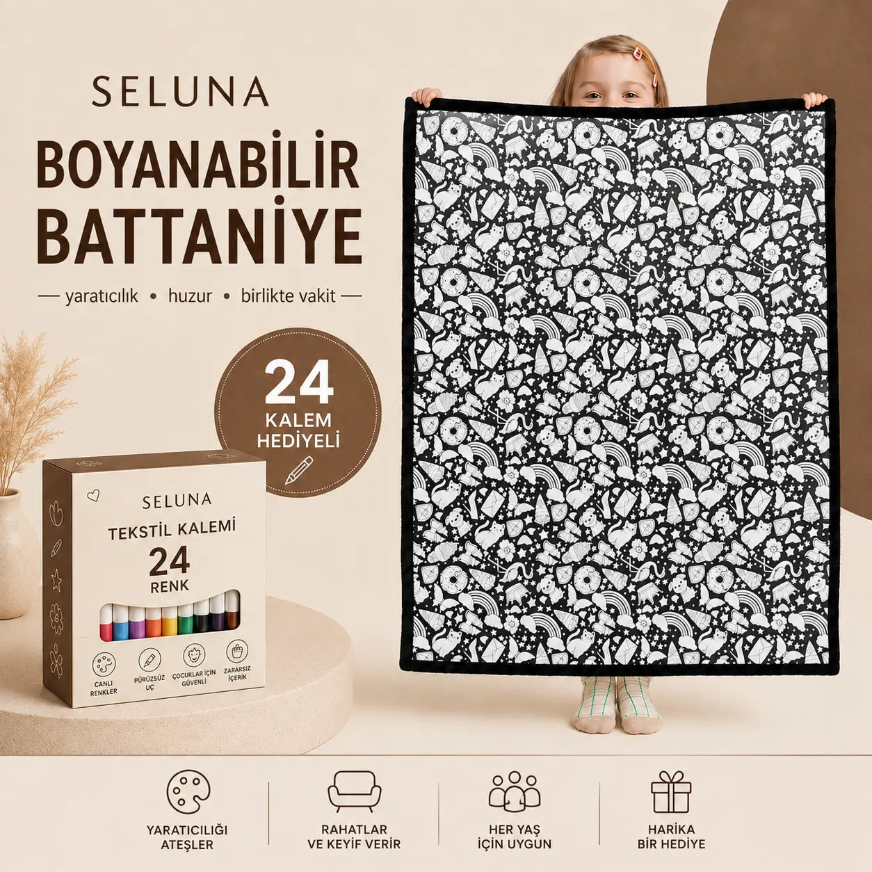 Seluna™ Boyama Battaniyesi