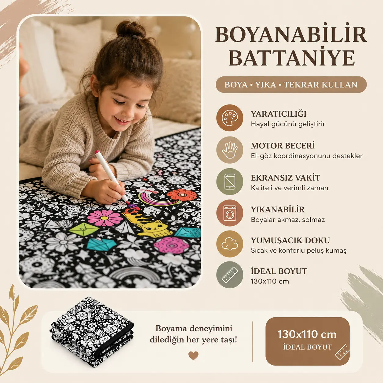 Seluna™ Boyama Battaniyesi