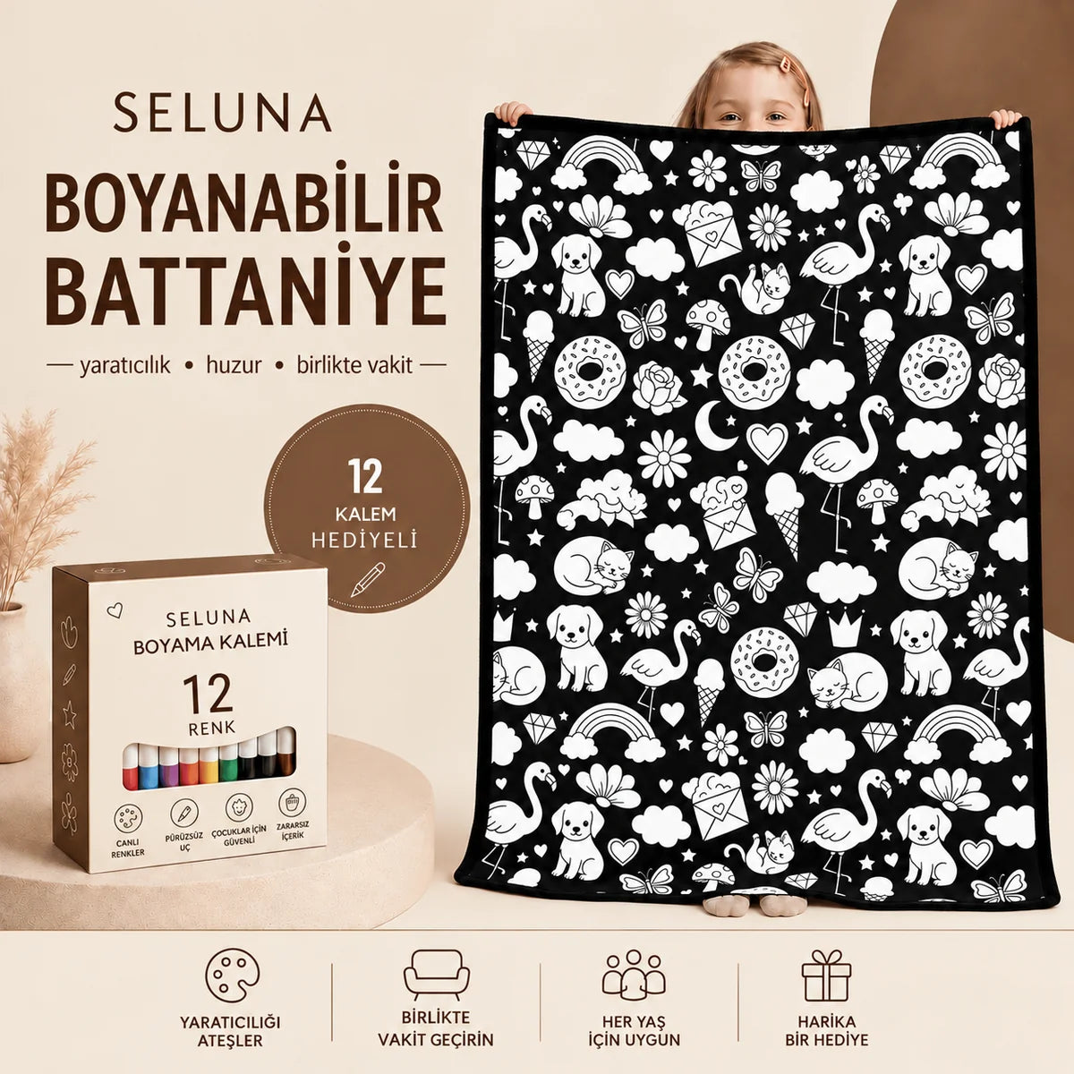 Seluna™ Boyama Battaniyesi